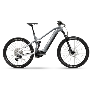 2024 AllMtn 3 720Wh Electric Full Suspension Mountain Bike In Silver Surf & White Gloss