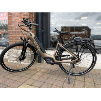 Ex-Demo Motus Tour Electric Bike With With Derailleur Gears In Champagne Small 46cm Frame