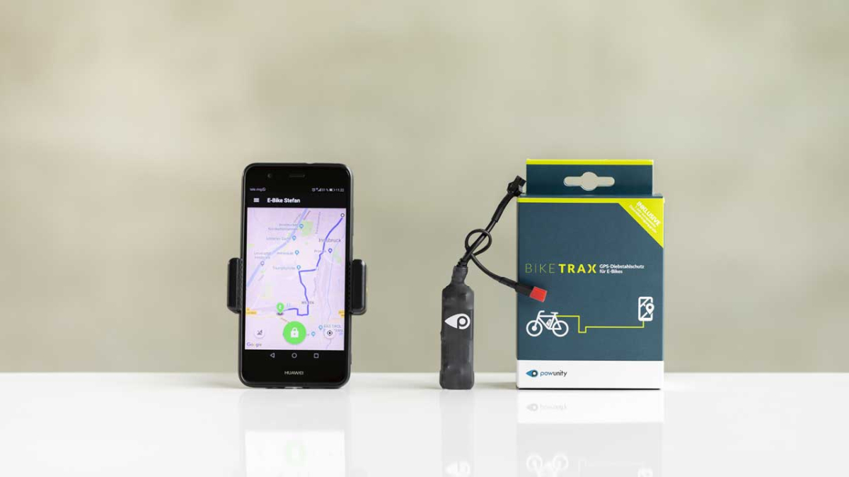 Power Unity BikeTrax GPS Tracker For Electric Bikes With Bosch Motor System Universal Connector The Electric Bike Shop